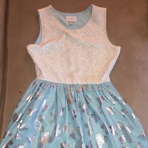 Gently worn knee length  girls dress size 14